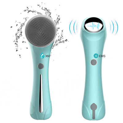 2021 New Design Waterproof Silicone Face Washing Brush  3 In 1 Skin Face Deep Wash Cleanser  Usb Rechargeable