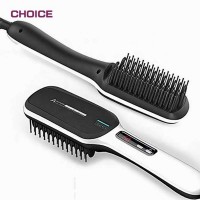 Top Sale Salon Heating Brush Comb Straightening Ionic Electric Ceramic Mens Hair Brush