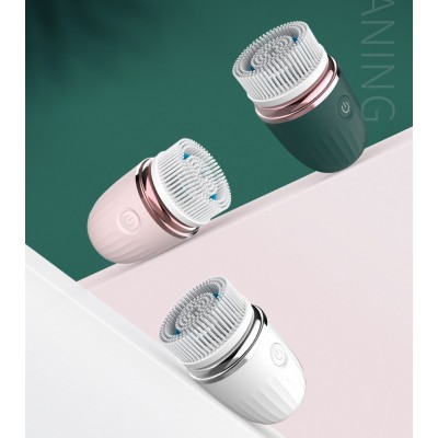 Ultrasonic facial cleansing brush ipx7 waterproof high power rotating hard facial cleansing brush