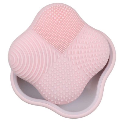 2021 Lukewarm Electric Silicone Facial Cleanser Waterproof Silicone Facial Cleaning Brush Portable Silicon Facial Cleaning Brush